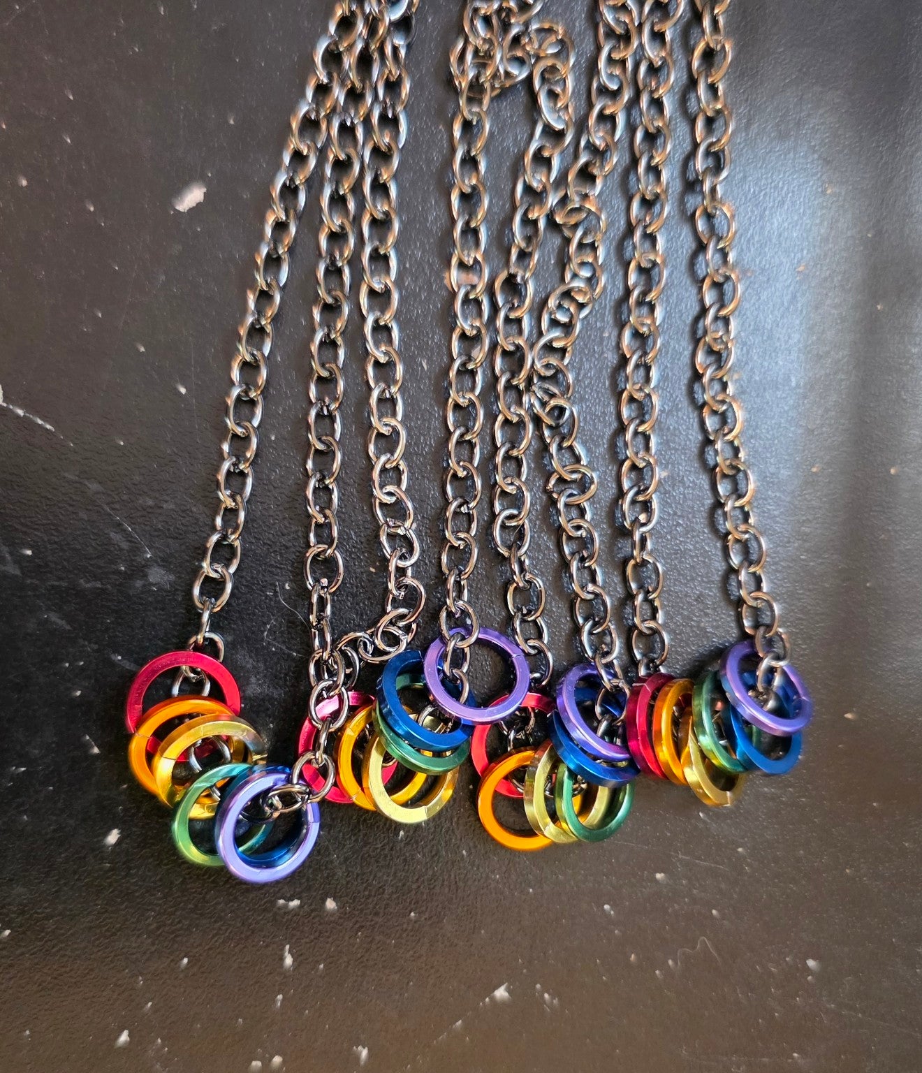 PRIDEcollection Rainbow Ring Pendant Necklace