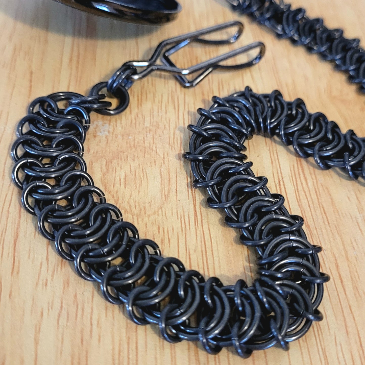 Pocket watch, plain, black glas ti