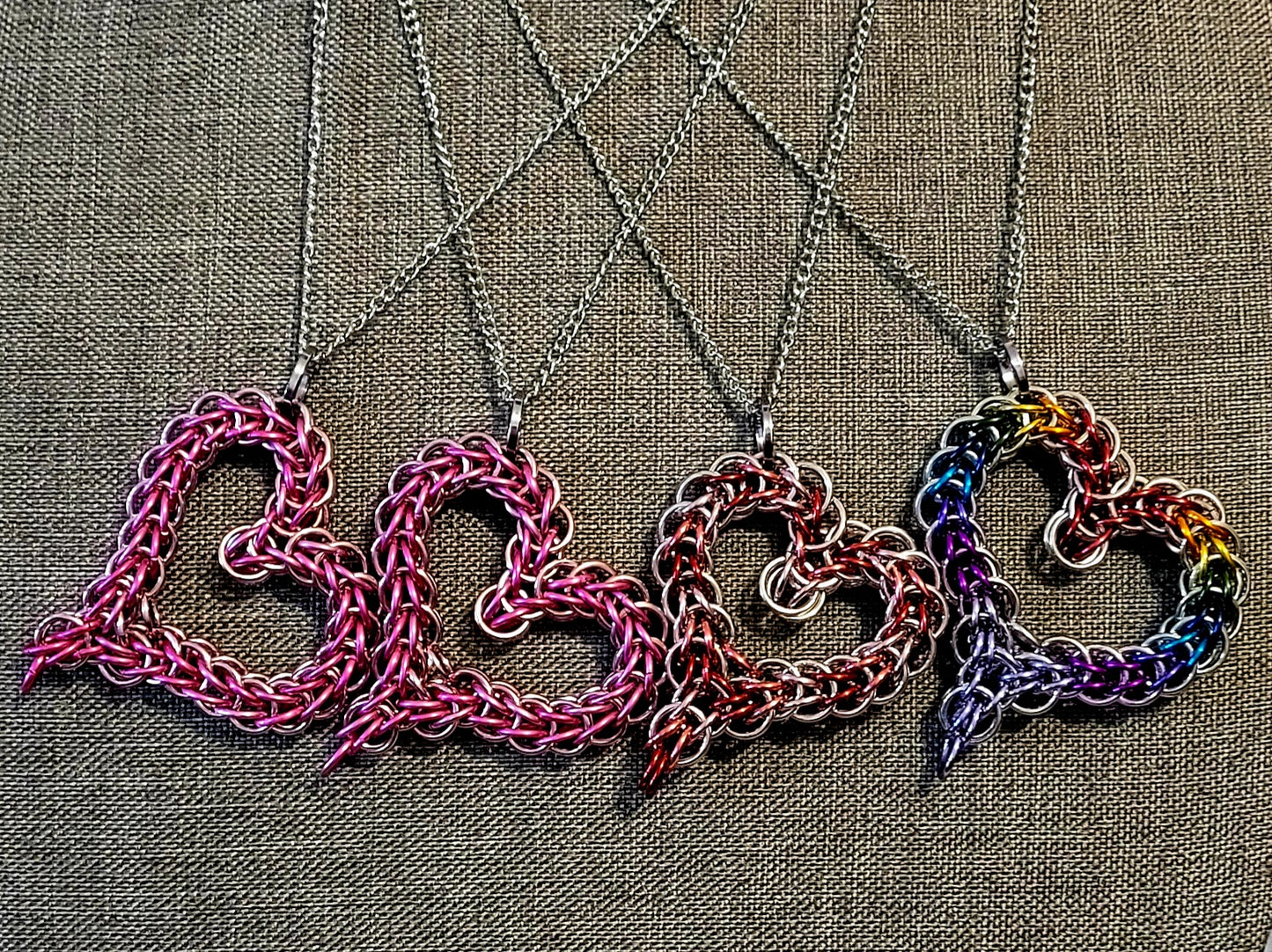 Full Persian Chainmaille Heart