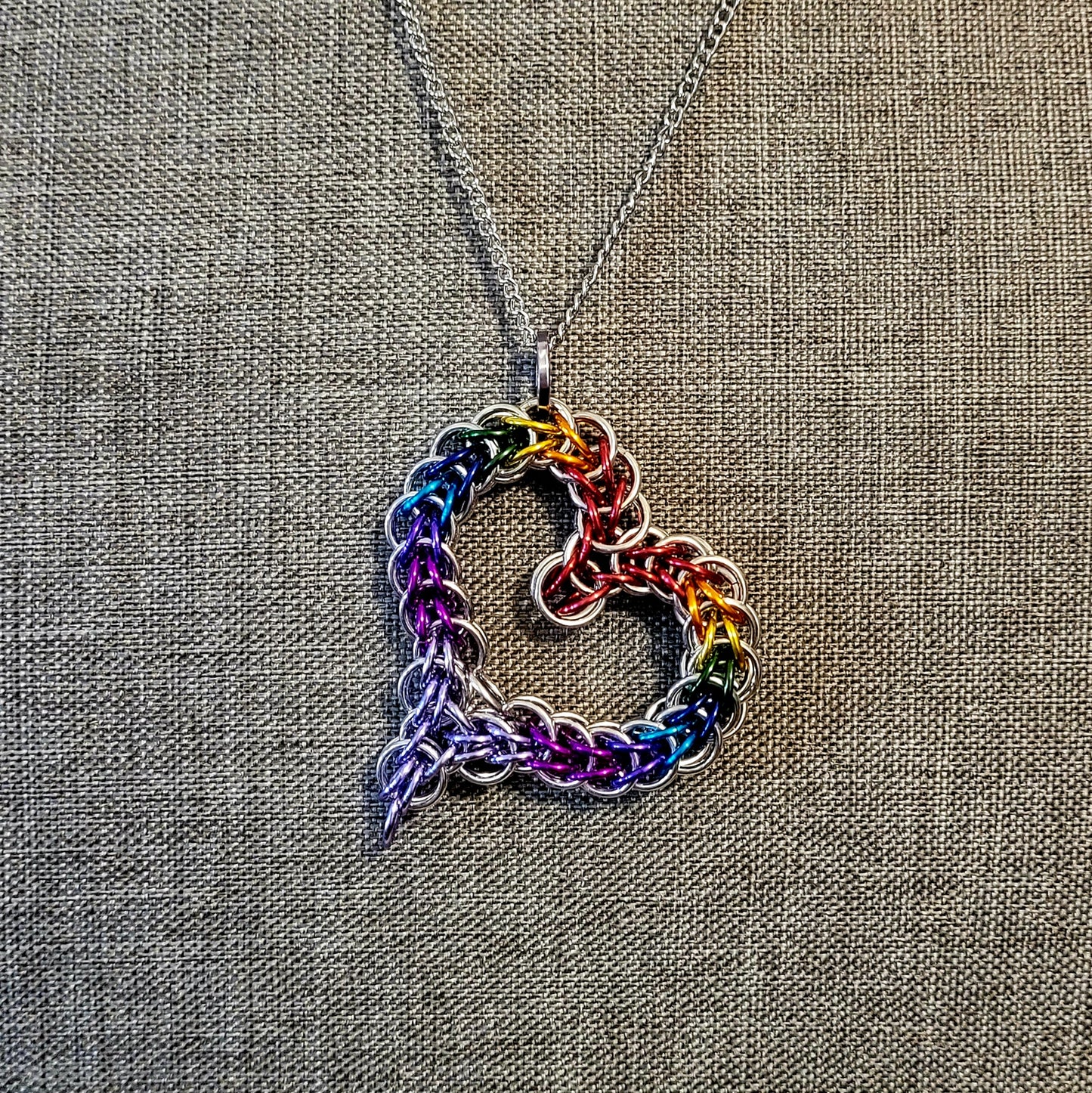 Full Persian Chainmaille Heart