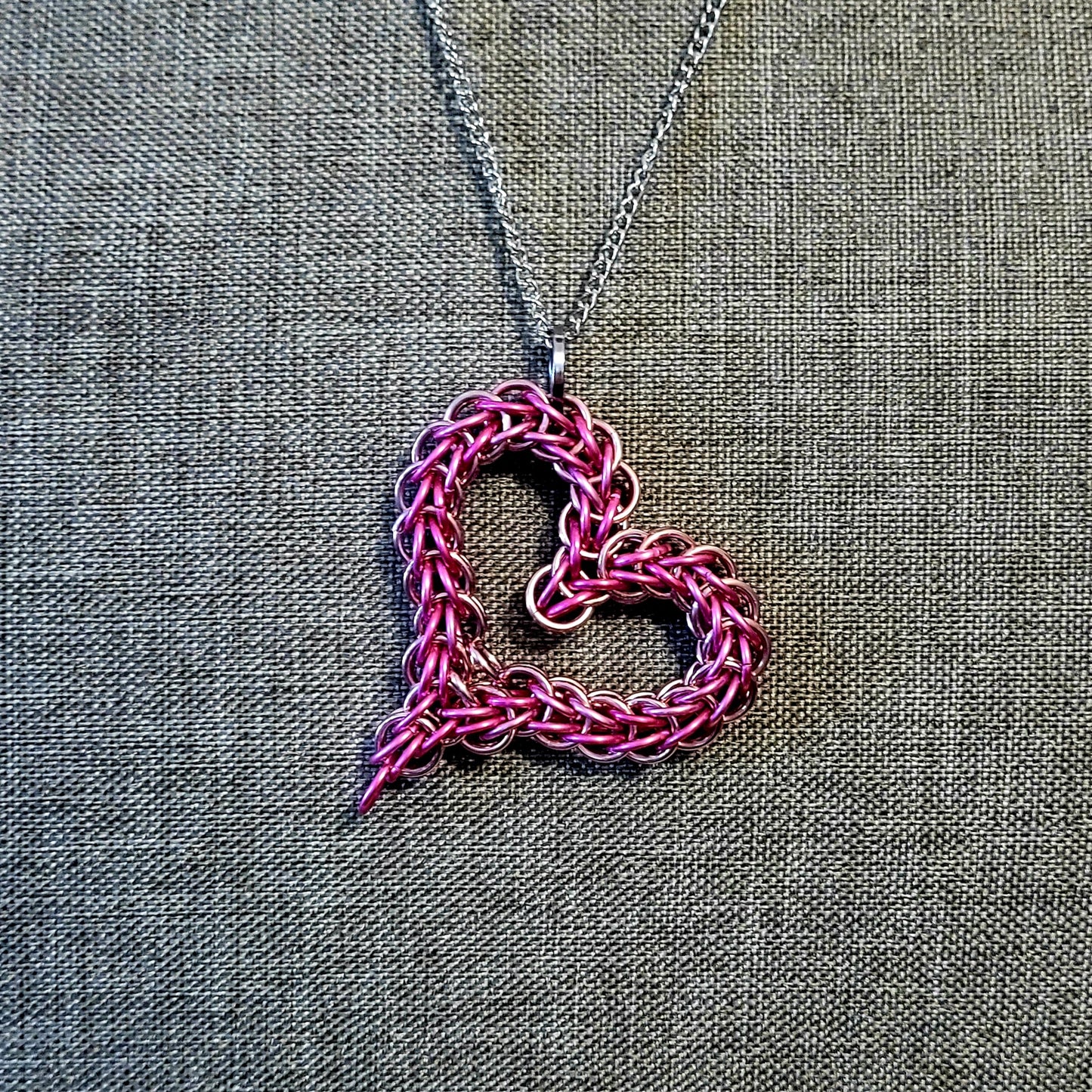 Full Persian Chainmaille Heart