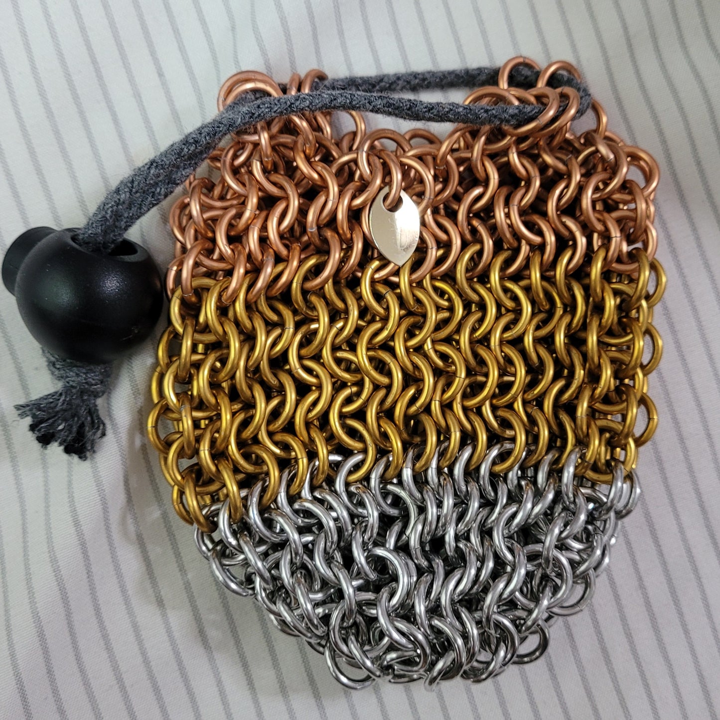 Chainmaille Gradient Dicebag
