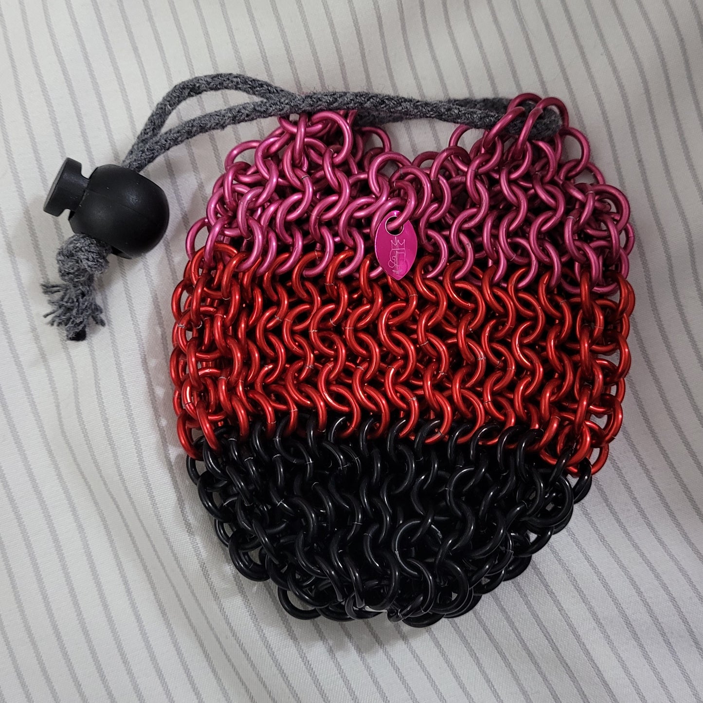 Chainmaille Gradient Dicebag