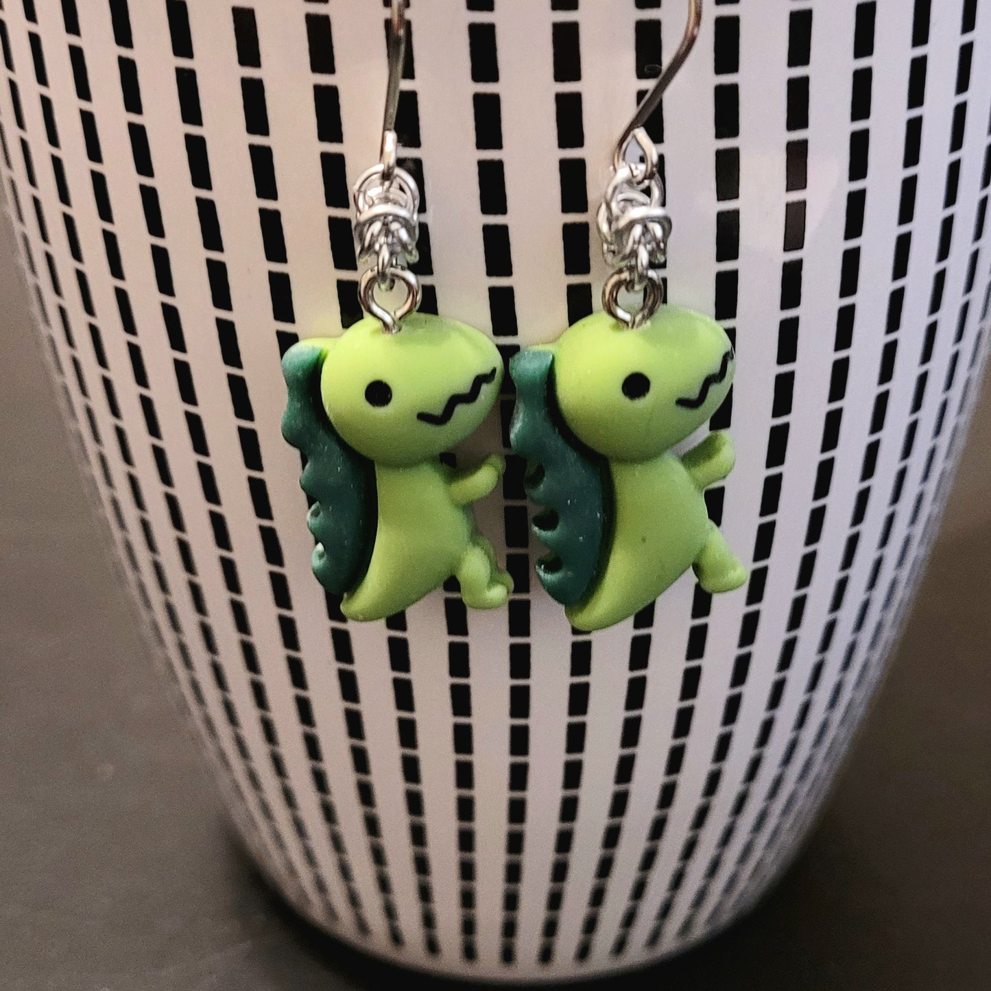 Clay Dragon Earrings