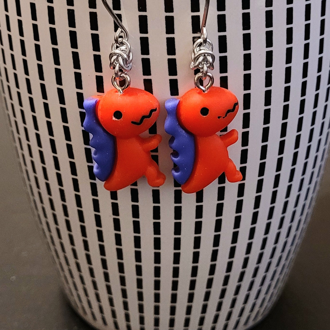 Clay Dragon Earrings