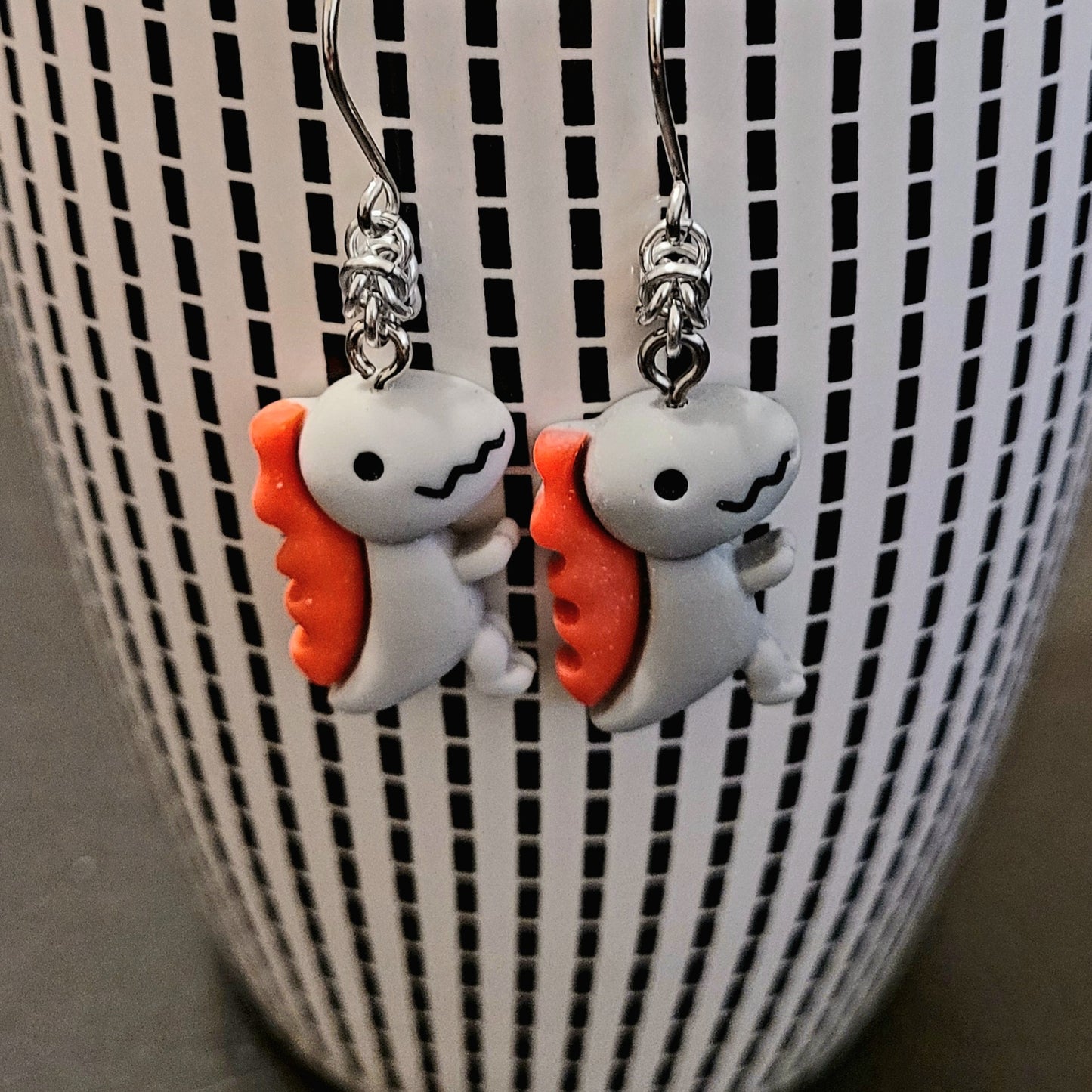 Clay Dragon Earrings