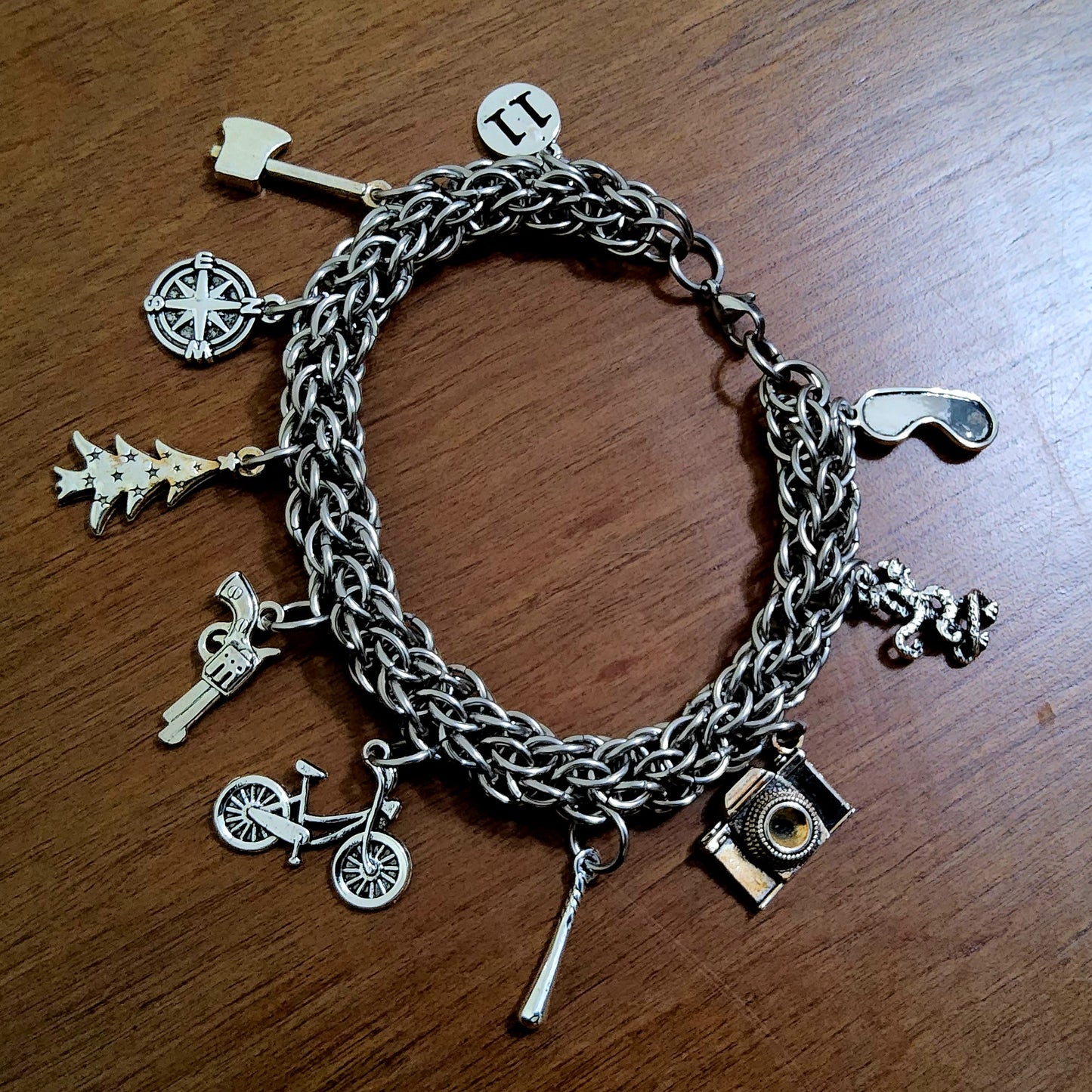 Stranger Candycane Charm Bracelet