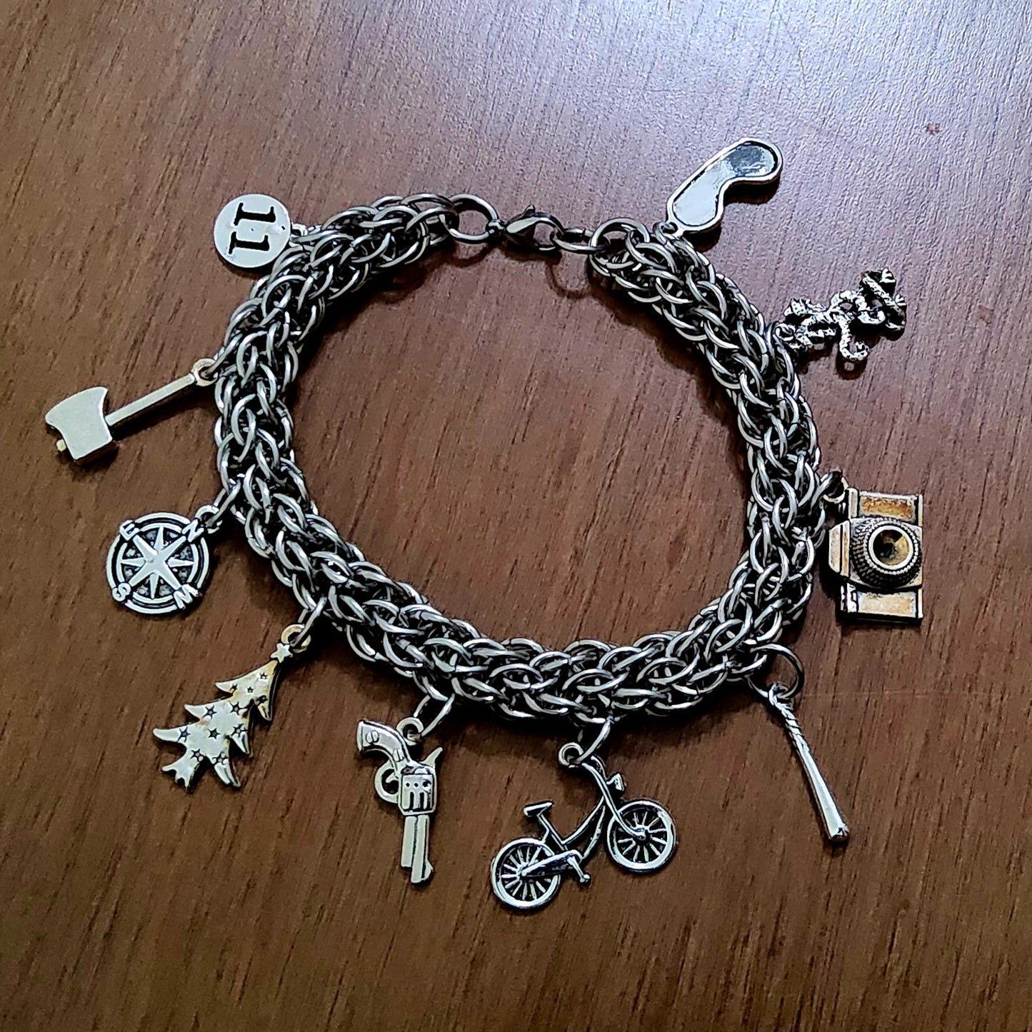 Stranger Candycane Charm Bracelet