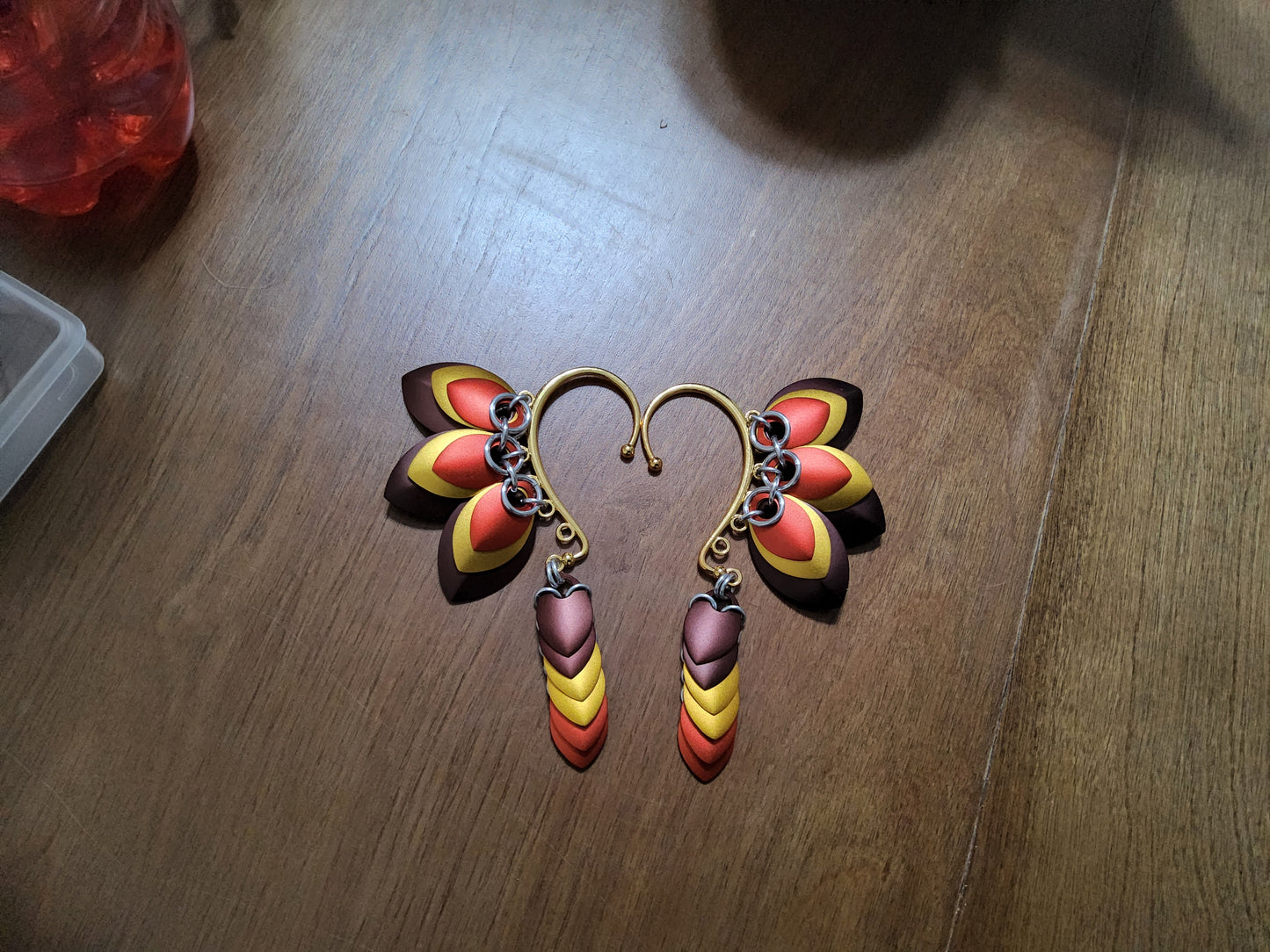 Scale Ear Cuff Pair