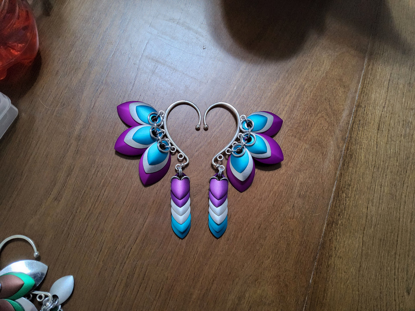 Scale Ear Cuff Pair