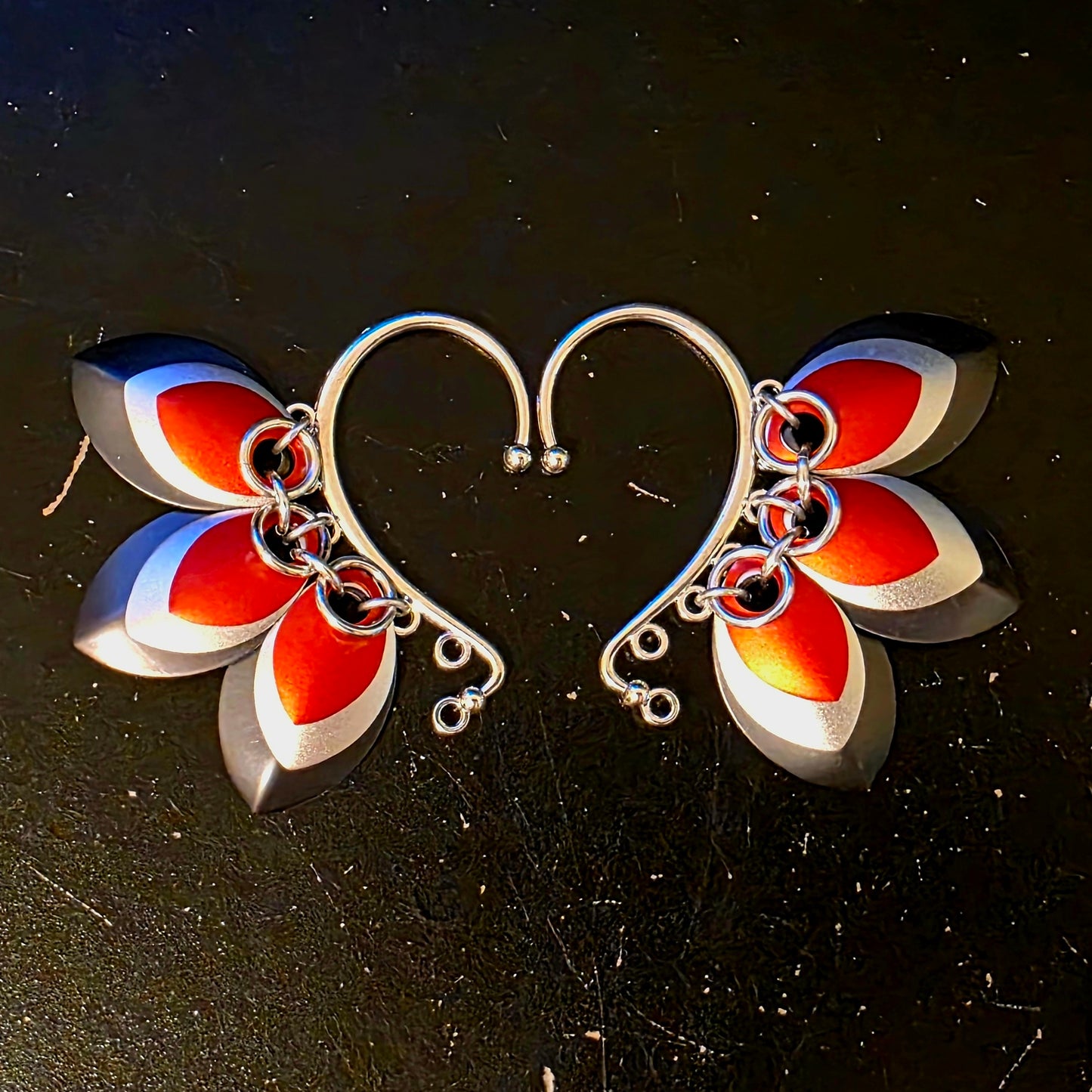 Scale Ear Cuff Pair