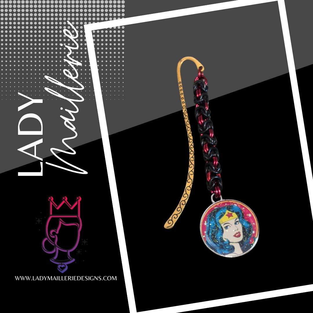 Amazon Princess Chainmaille Bookmark