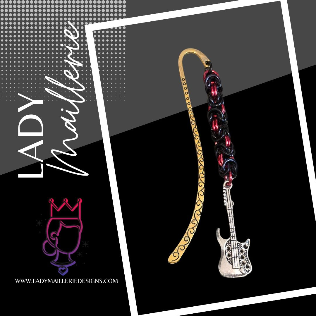 Bard's Axe Chainmaille Bookmark