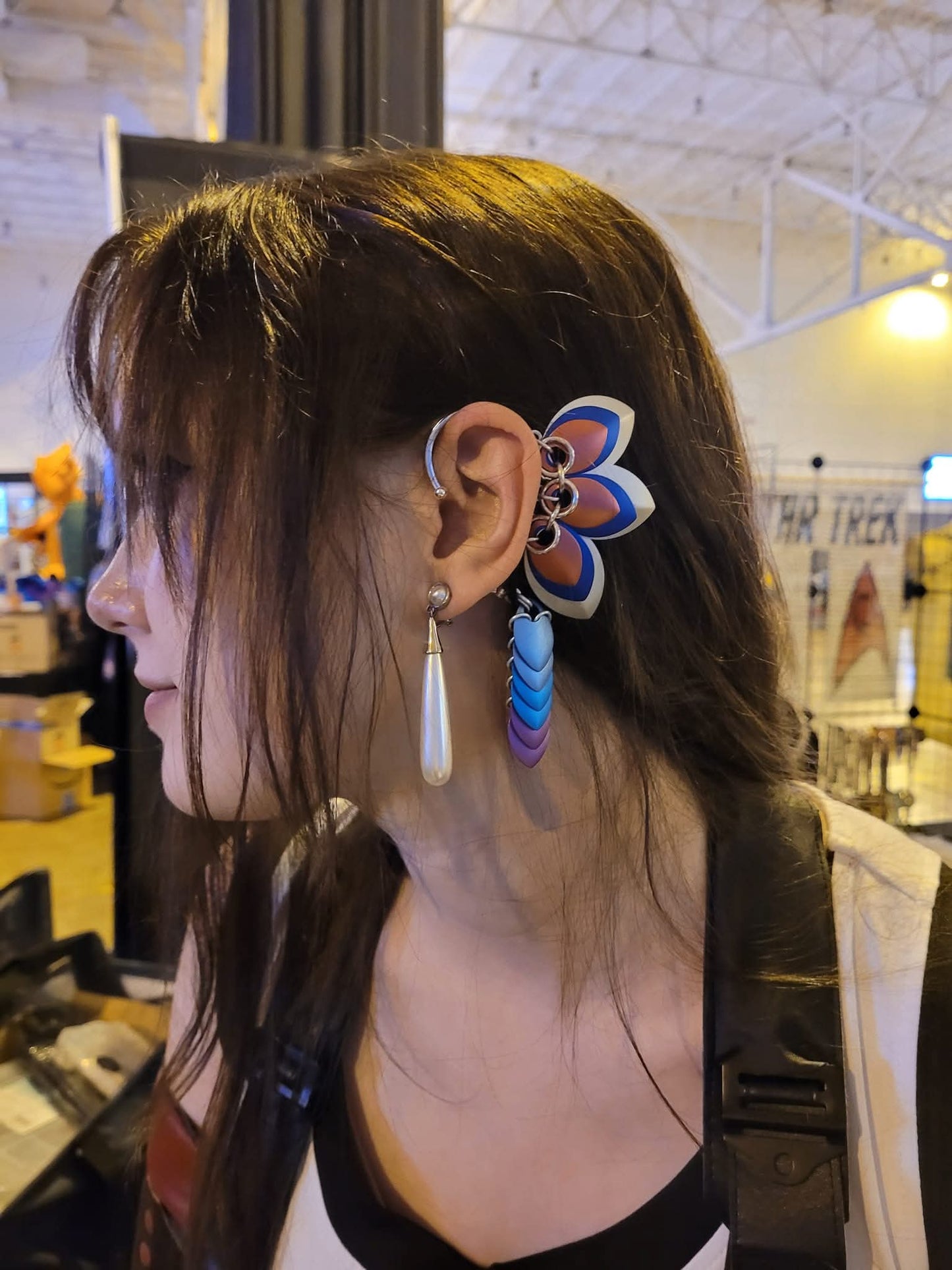 Scale Ear Cuff Pair