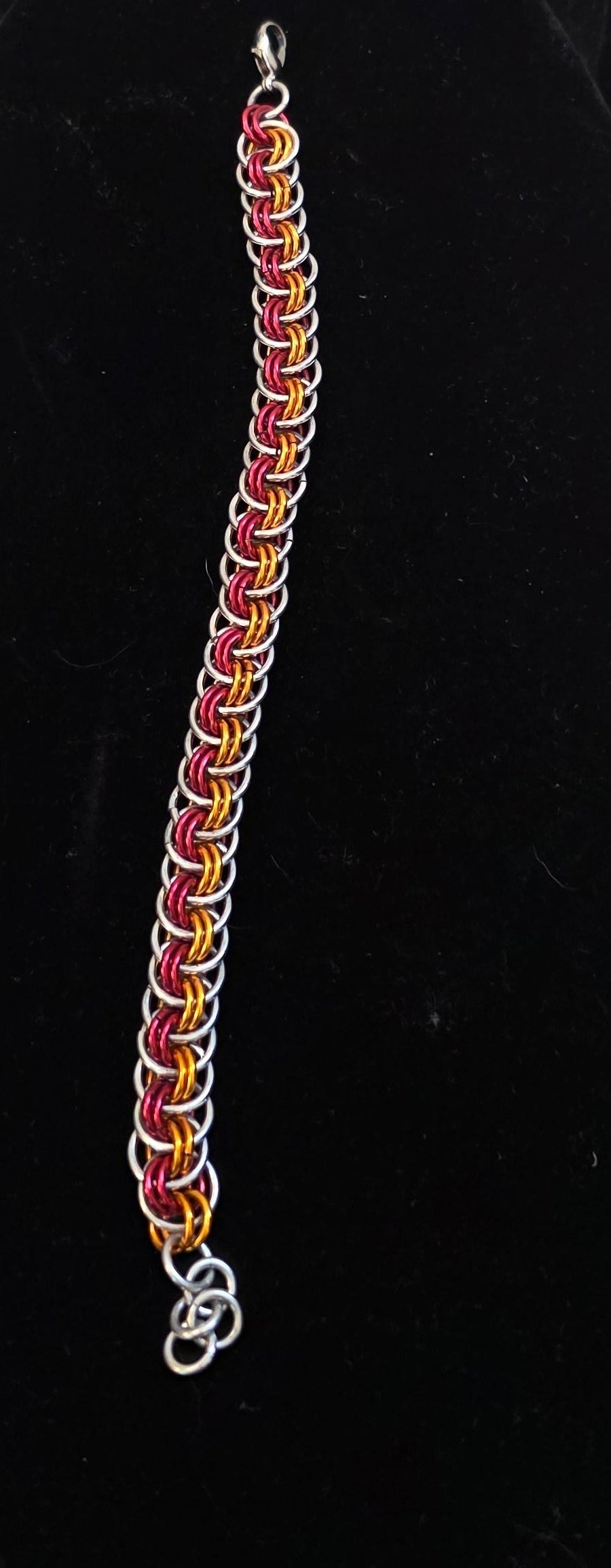 Aluminum Viper Basket Bracelet