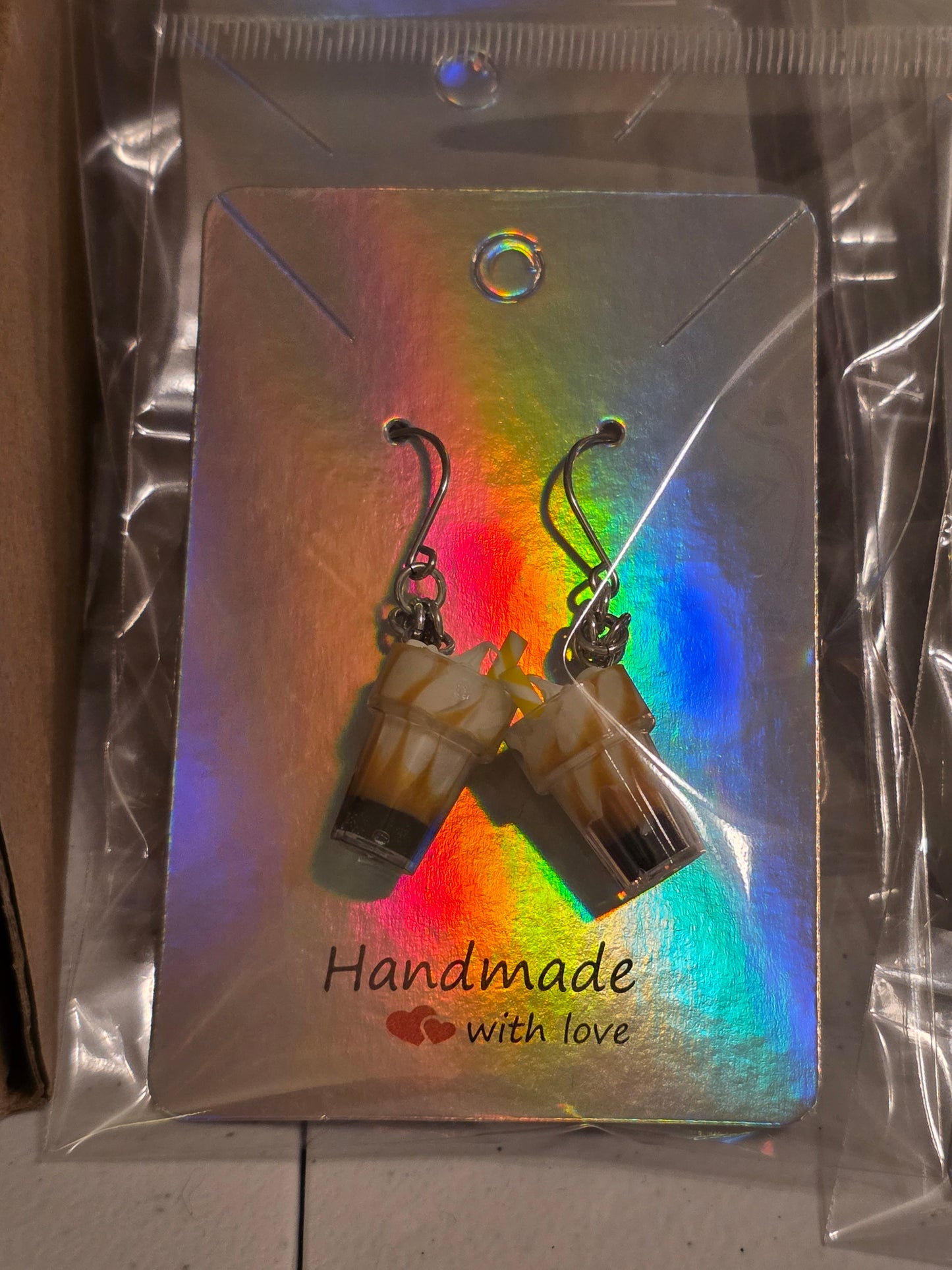 Milkshake Earrings *Mystery 'Flavor'* .