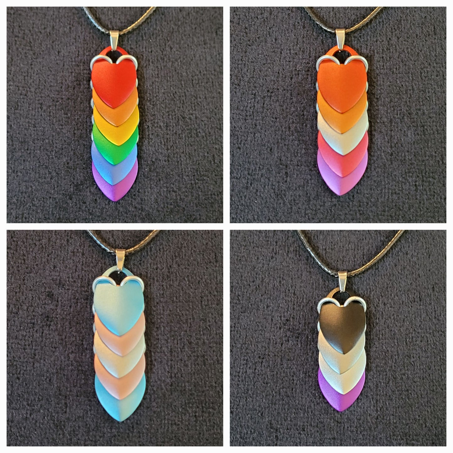 PRIDEcollection Small Linear Scale Necklace