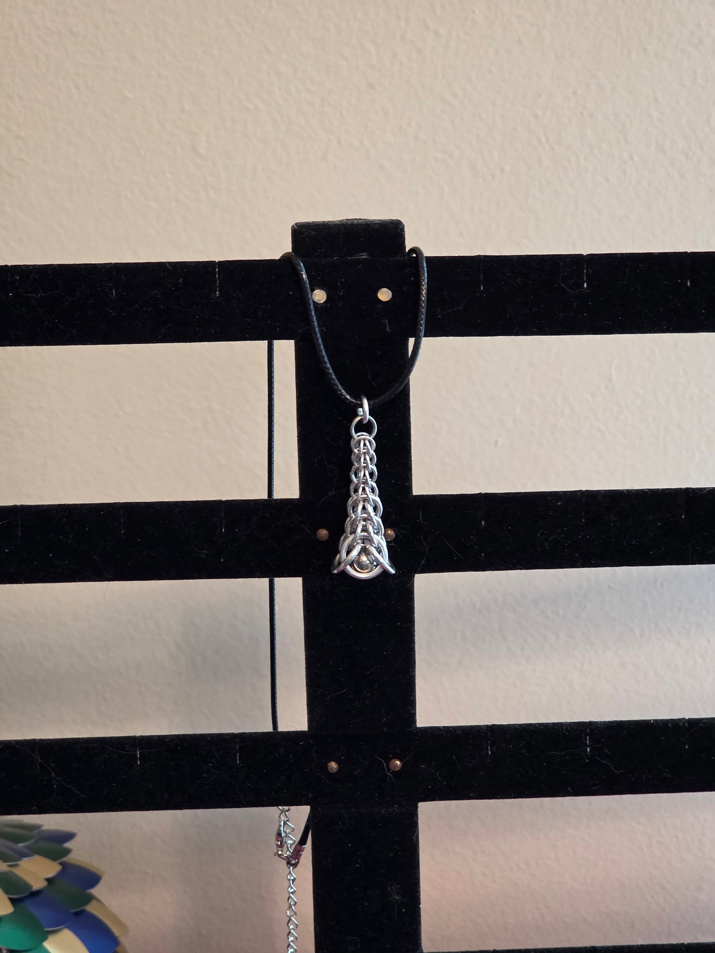 Silver Fall Chainmail Pendent