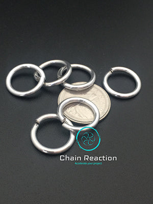 PRE-ORDER Bright Aluminium - 12 SWG - 10 AWG - .09375" - 2.4 mm - 1/2 ID