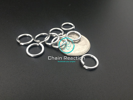 PRE-ORDER Anodized Aluminum Jump Rings - 16 SWG - 14 AWG - .0625" - 1.6 mm - 5/16 ID