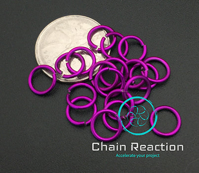 PRE-ORDER Anodized Aluminum - 18 SWG - 16 AWG - .048" - 1.2 mm - 1/4 ID