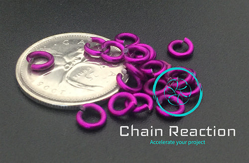 PRE-ORDER Anodized Aluminum - 18 SWG - 16 AWG - .048" - 1.2 mm - 1/8 ID