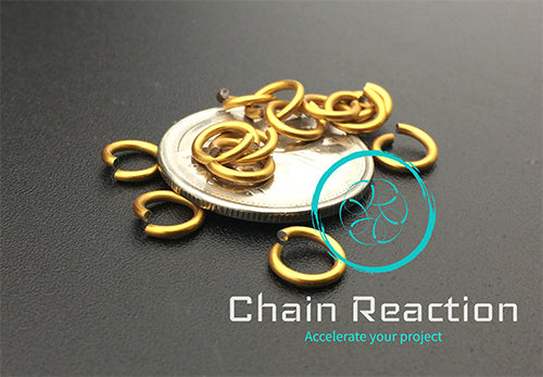 PRE-ORDER Anodized Aluminum - 18 SWG - 16 AWG - .048" - 1.2 mm - 3/16 ID
