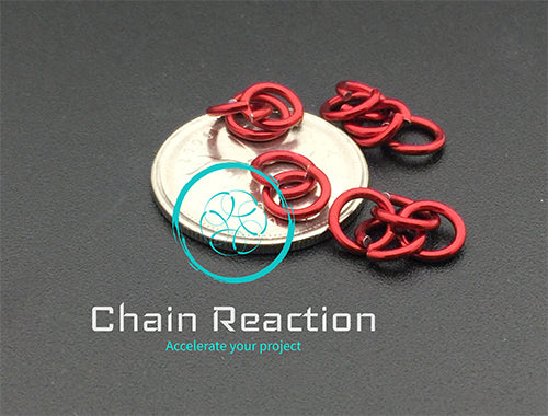 PRE-ORDER Anodized Aluminum - 18 SWG - 16 AWG - .048" - 1.2 mm - 3/16 ID