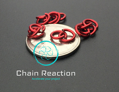 PRE-ORDER Anodized Aluminum - 18 SWG - 16 AWG - .048" - 1.2 mm - 3/16 ID