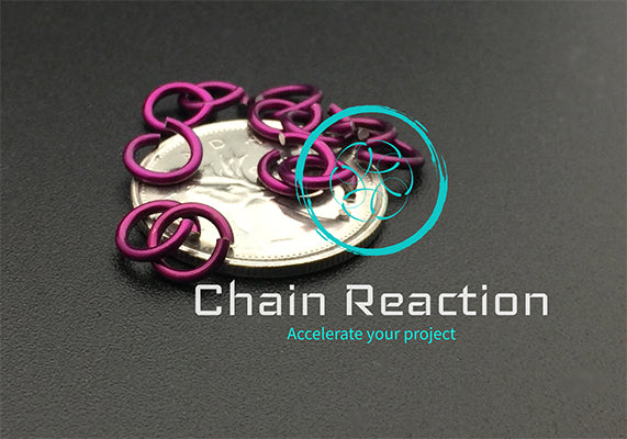 PRE-ORDER Anodized Aluminum - 18 SWG - 16 AWG - .048" - 1.2 mm - 3/16 ID