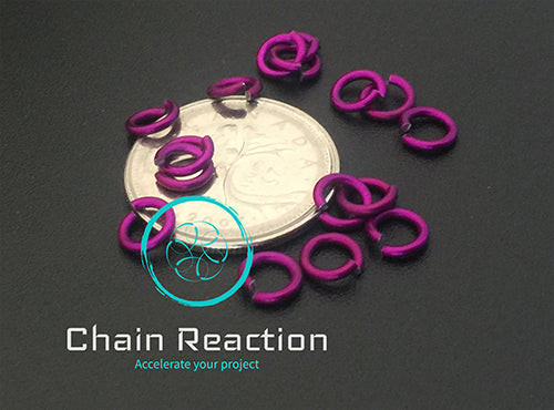 PRE-ORDER Anodized Aluminum - 18 SWG - 16 AWG - .048" - 1.2 mm - 5/32 ID