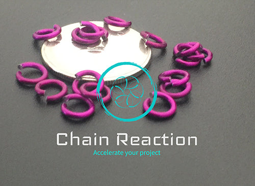 PRE-ORDER Anodized Aluminum - 18 SWG - 16 AWG - .048" - 1.2 mm - 5/32 ID