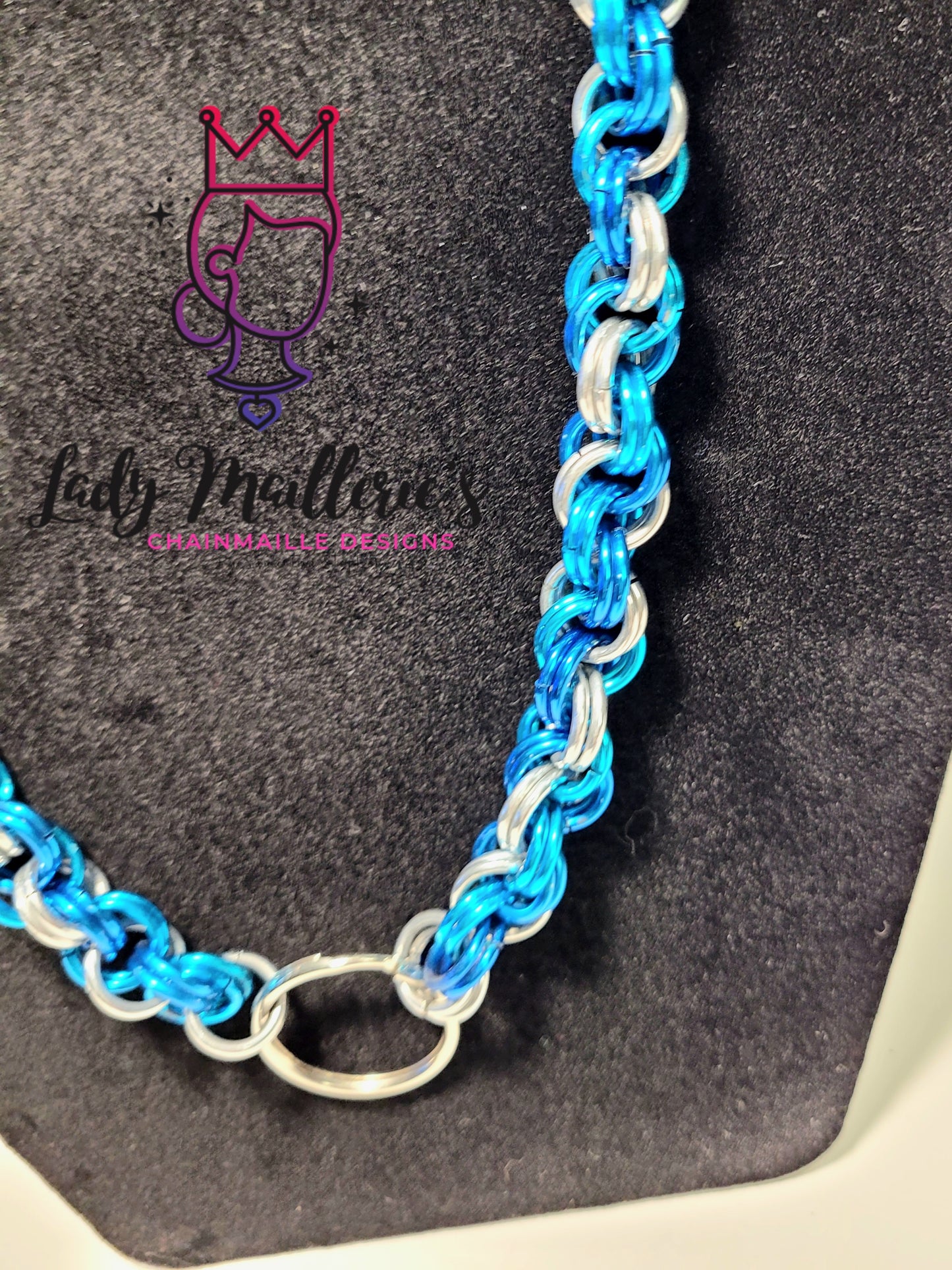 Double Spiral ID Badge or Keys Chain