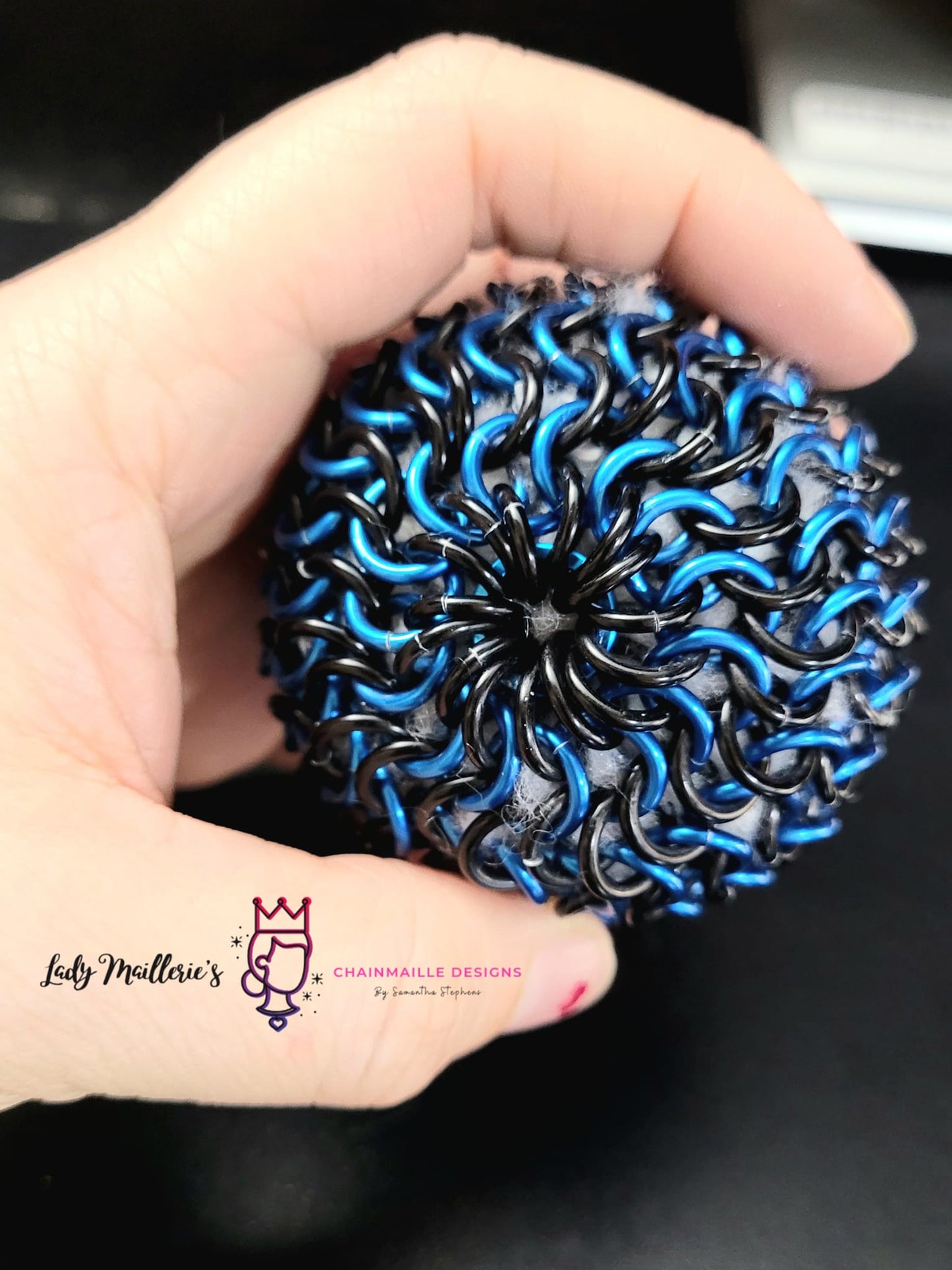 Chainmaille Hacky Sack/ Stress ball
