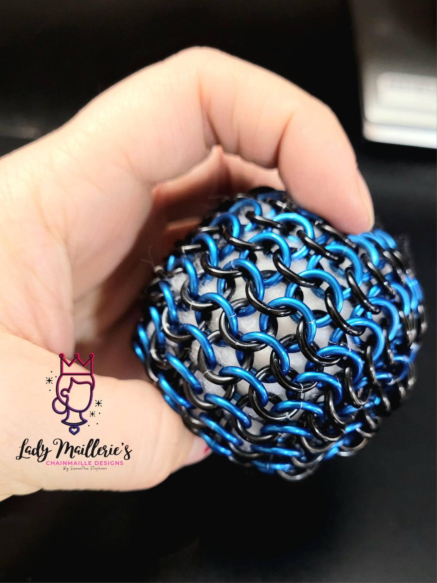 Chainmaille Hacky Sack/ Stress ball