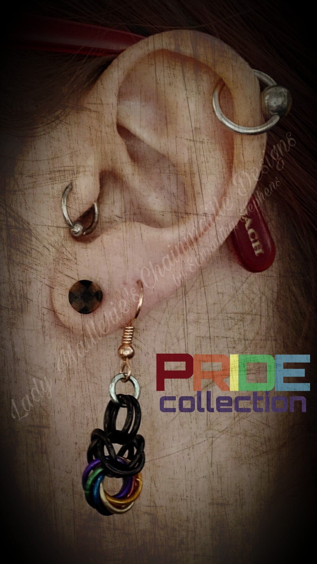 PRIDEcollection Rainbow Captured Flowers Earrings