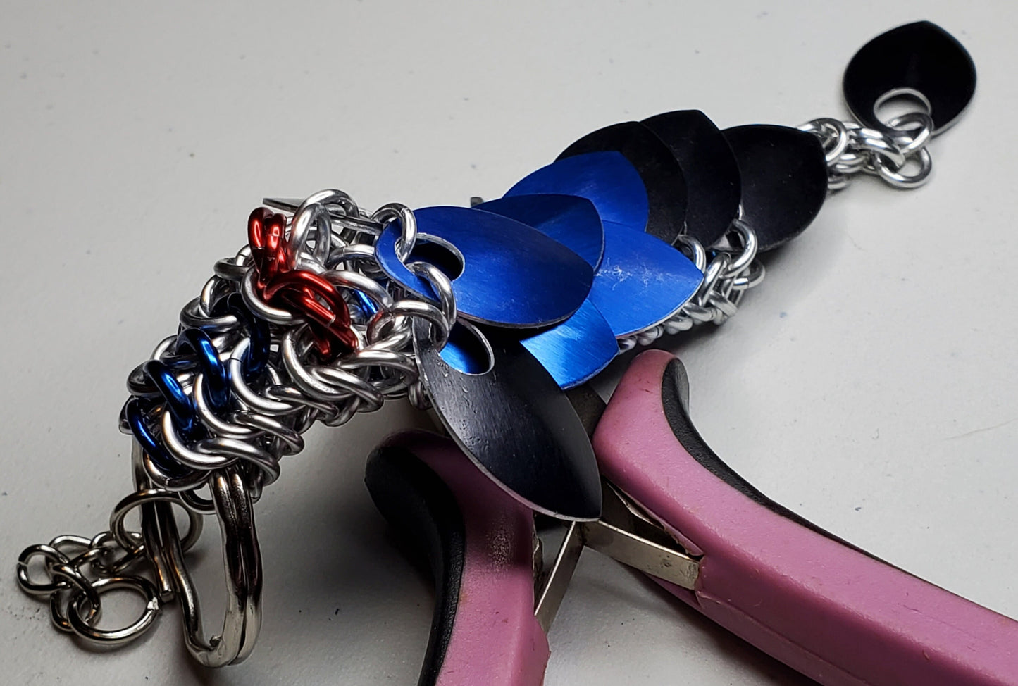 Mini Dragon Scale Keychain Sculpture Custom Color