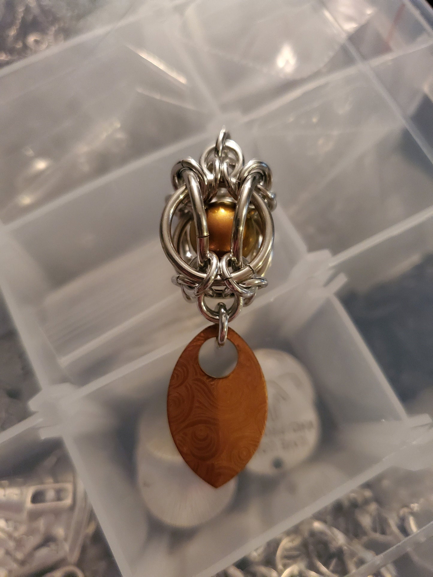 Mermaid Lantern Pendant Titanium Ball Capture