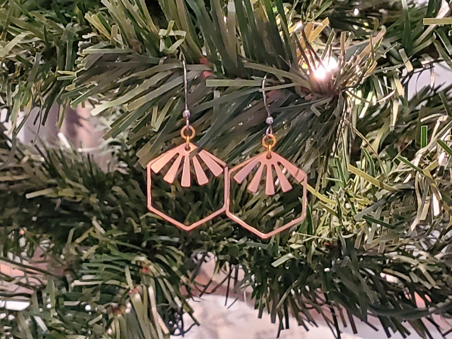 Link's Desire Brass Dangle Earrings