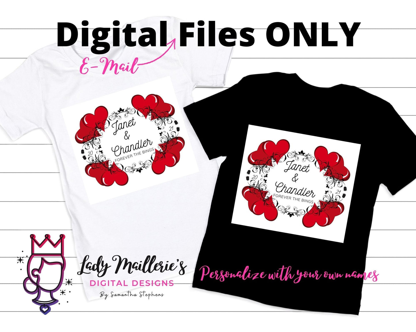 Customizable Forever 2021 Frame© Digital Art **INSTANT DOWNLOAD** Digital File .pdf, .jpg, .png, .svg