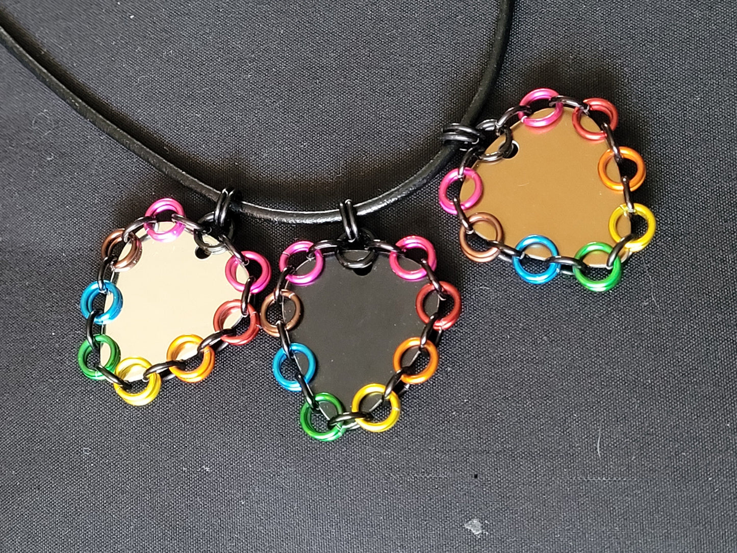 PRIDEcollection Rainbow Captured Aluminum Guitar Picks