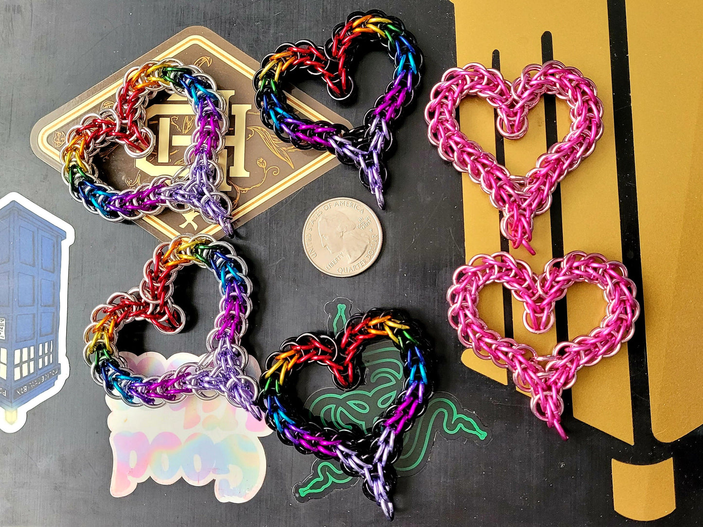 Full Persian Chainmaille Heart