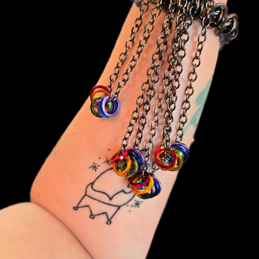PRIDEcollection Rainbow Ring Pendant Necklace