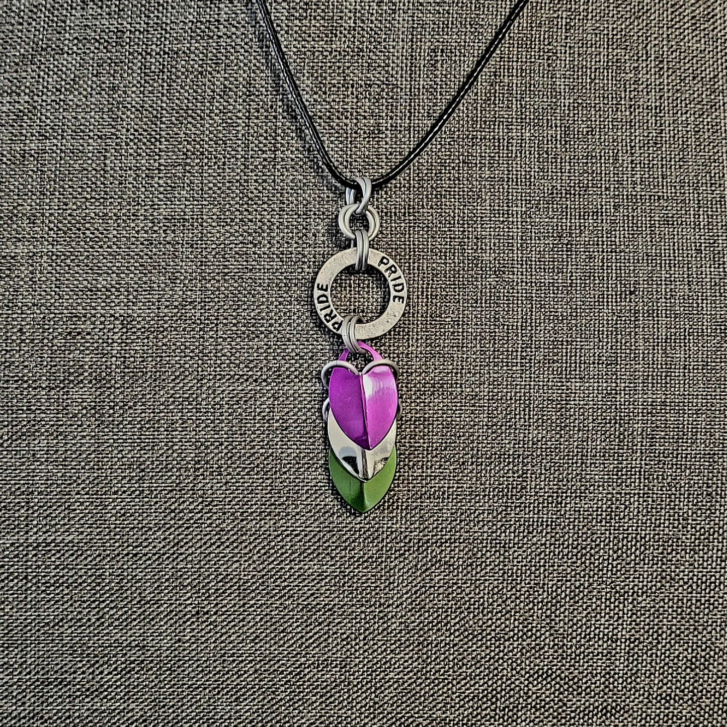 PRIDECollection: Scale Lgbtq+ Flag Pendant, necklace