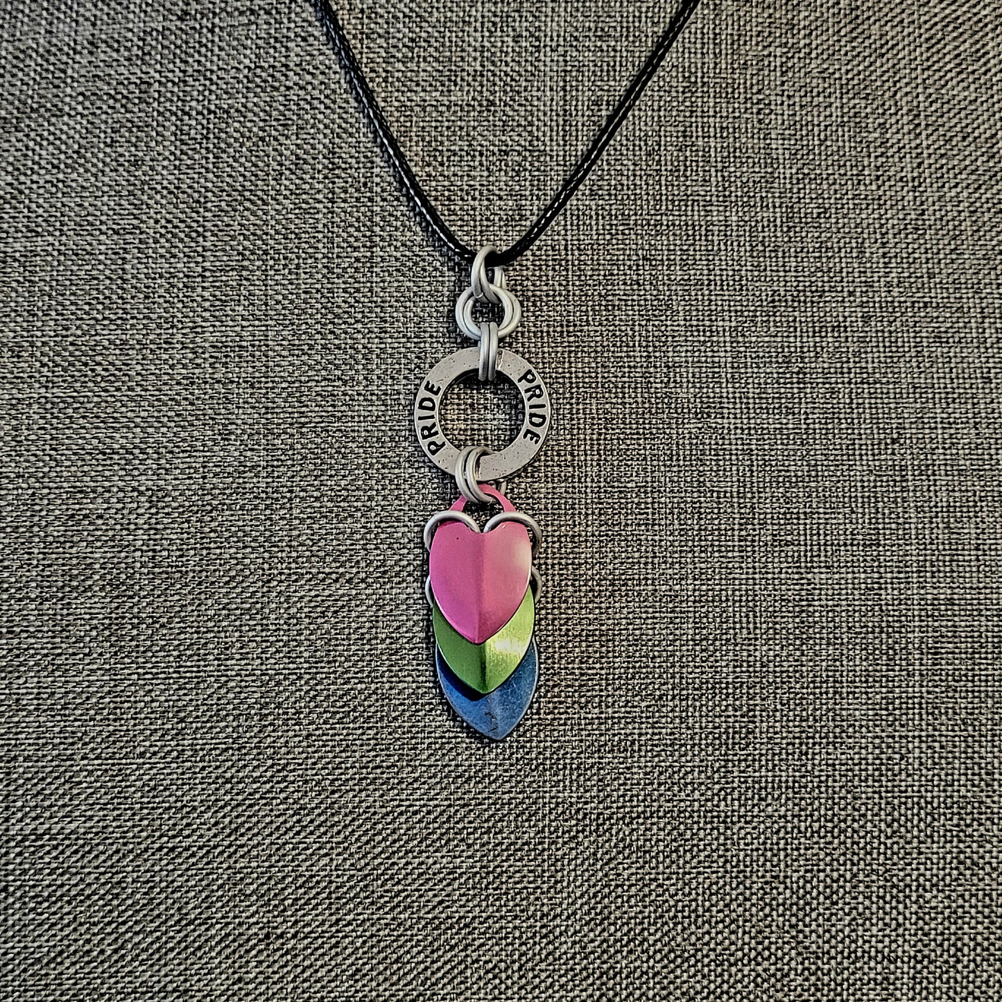 PRIDECollection: Scale Lgbtq+ Flag Pendant, necklace