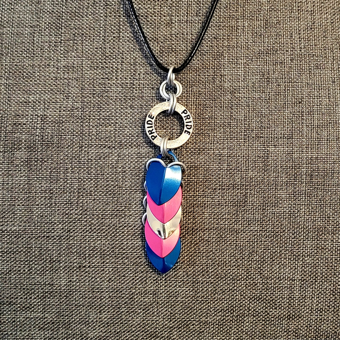 PRIDECollection: Scale Lgbtq+ Flag Pendant, necklace