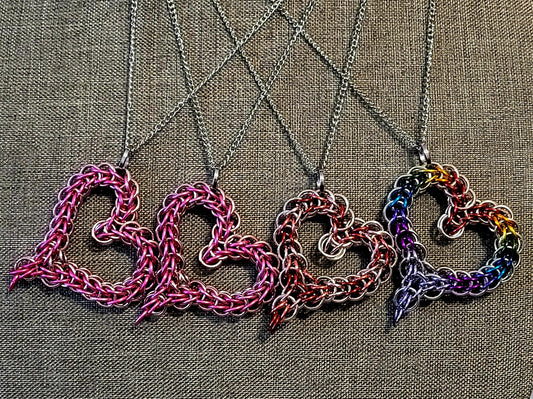 Full Persian Chainmaille Heart