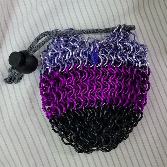 Chainmaille Gradient Dicebag