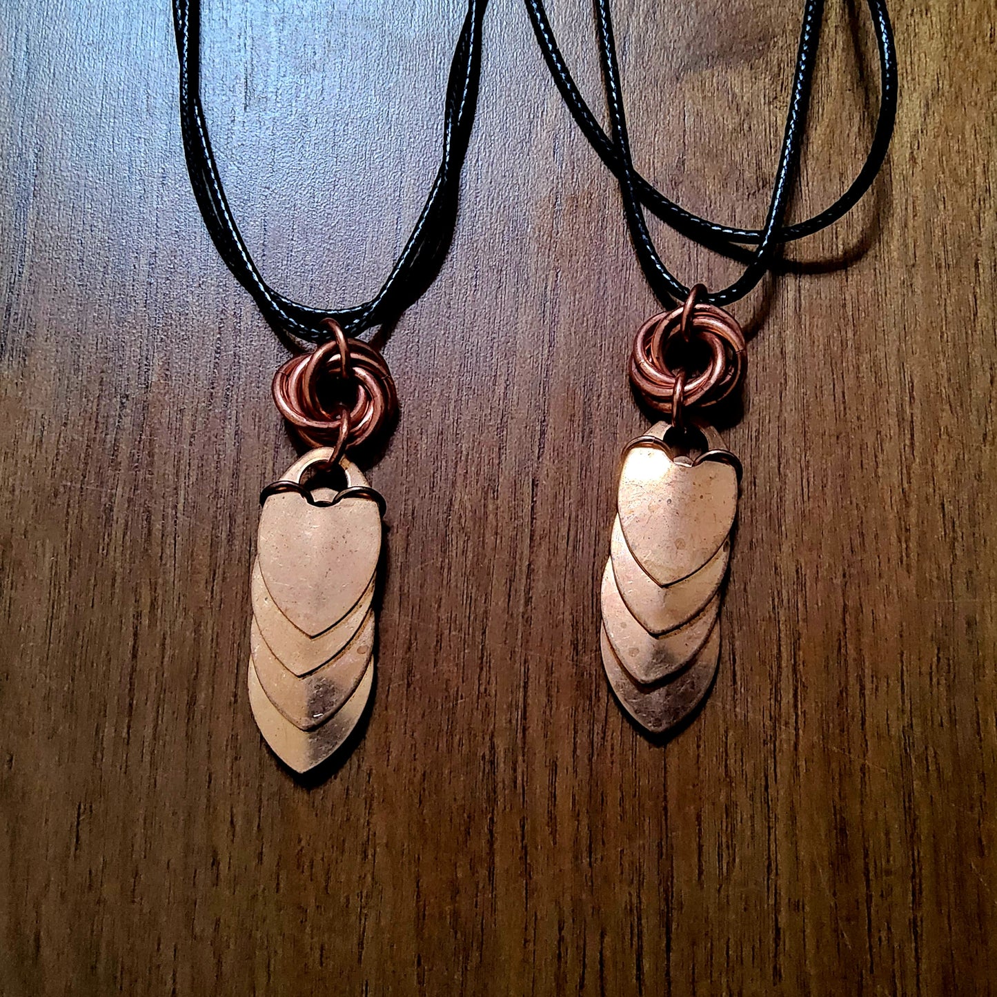 Steampunk Mobius Linear Scale Necklace