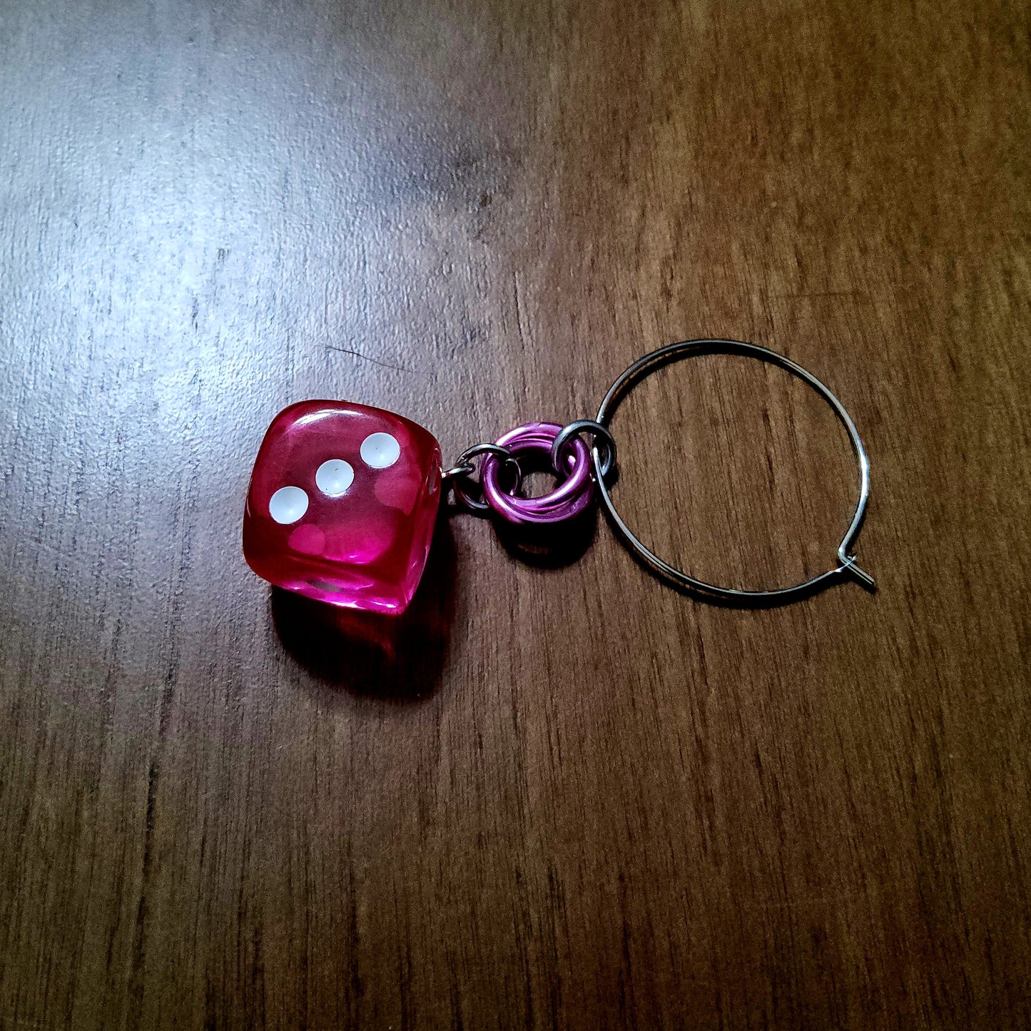 D6 Dice Drink Charms